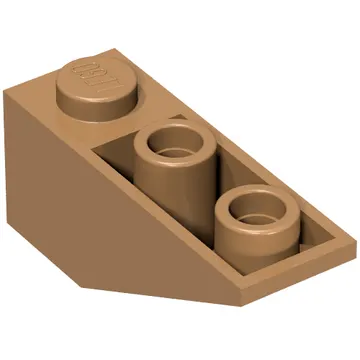 Brick Sloped Inverted 33° 3 x 1 with Internal Stopper and No Front Stud Connection