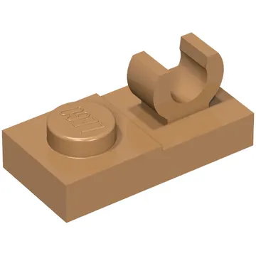 Plate Special 1 x 2 [Open O Top Clip]