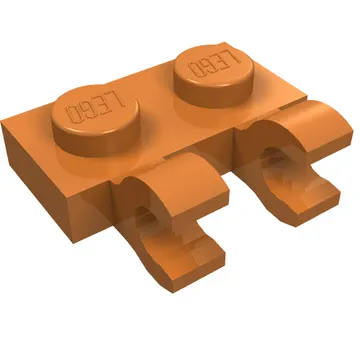Plate Special 1 x 2 with Clips Horizontal [Open O Clips]