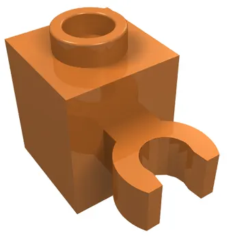 Brick Special 1 x 1 with Clip Vertical [Open O Clip, Hollow Stud]