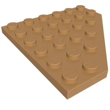 Wedge Plate 6 x 6 Cut Corner