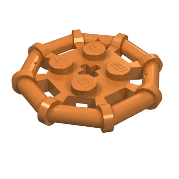 Plate Special 2 x 2 with Bar Frame Octagonal, Reinforced, Completely Round Studs