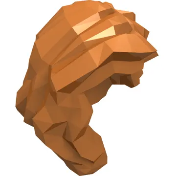 Hair Mid-Length with Part over Front of Right Shoulder