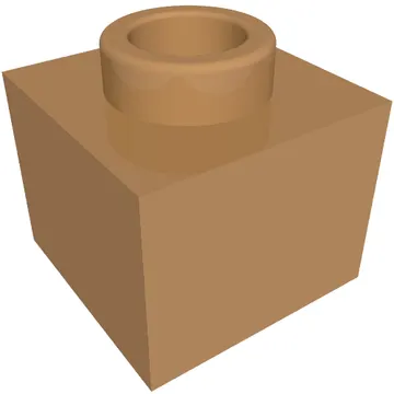 Plate 1 x 1 x 2/3 with Open Stud