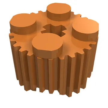 Brick Round 2 x 2 [Grill]
