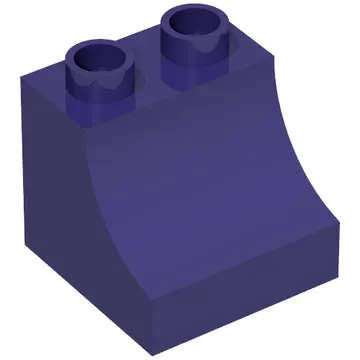 Duplo Brick 2 x 2 x 1 1/2 with Curve