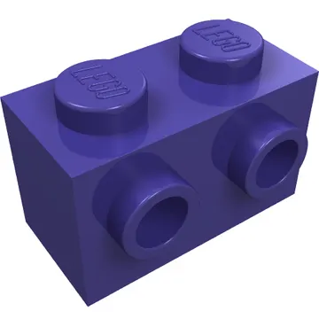 Brick Special 1 x 2 with 2 Studs on 1 Side