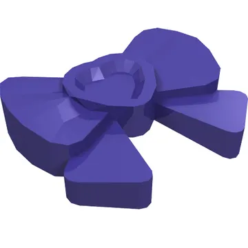 Headwear Accessory Bow with Heart, Long Ribbon and Pin