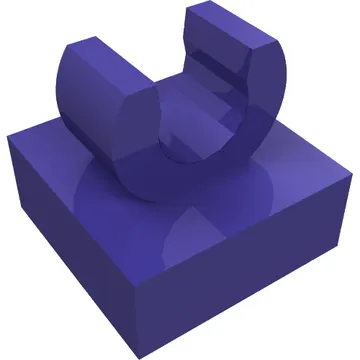 Tile Special 1 x 1 with Clip with Rounded Edges