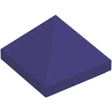 Brick Sloped 45° 1 x 1 x 2/3 Quadruple Convex [Pyramid]