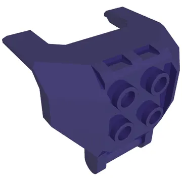 Plate Special, 2 x 2 Studs and Handle, Closed Ends (Mech Chest Plate / Armor)