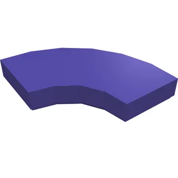 Tile 2 x 2 Curved, Macaroni
