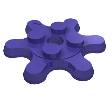 Plate Special 2 x 2 Splat Gear, 6 Teeth