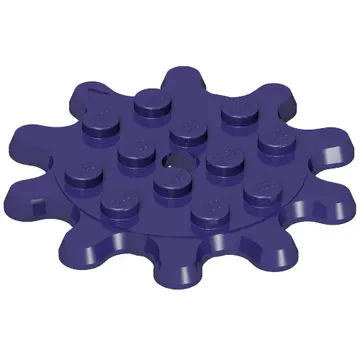 Plate Special 4 x 4 Splat Gear, 10 Teeth