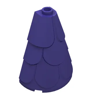 Tower Roof 2 x 4 x 4 Half Cone Shaped with Roof Tiles