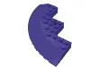 Brick Round Corner 10 x 10 with Slope 33° Edge, Axle Hole, Facet Cutout