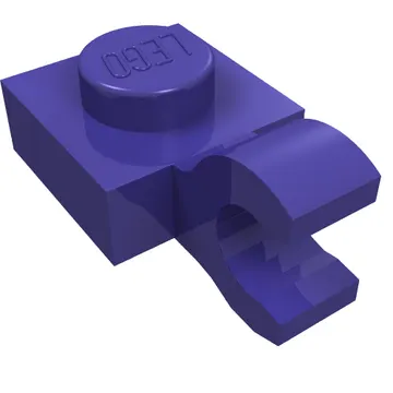 Plate Special 1 x 1 with Clip Horizontal [Thick Open O Clip]