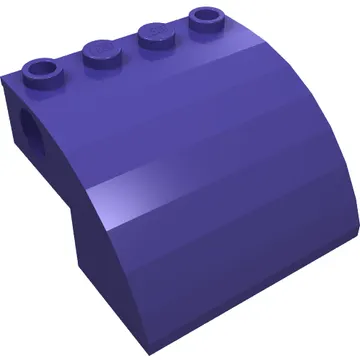 Brick Curved 4 x 4 x 2 with Holes