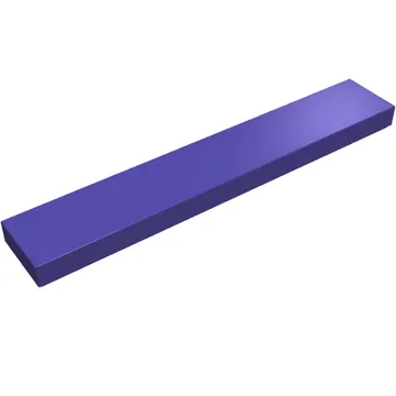 Tile 1 x 6 with Groove