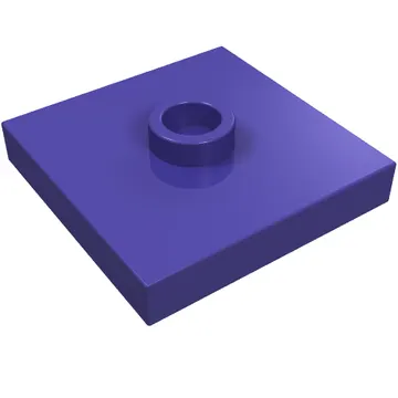 Plate Special 2 x 2 with Groove and Center Stud (Jumper)