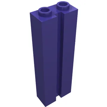 Brick Special 1 x 2 x 5 with Groove