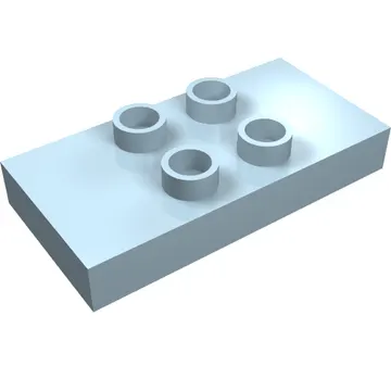 Duplo Plate 2 x 4 x 1/2 with 4 Center Studs [Thick]