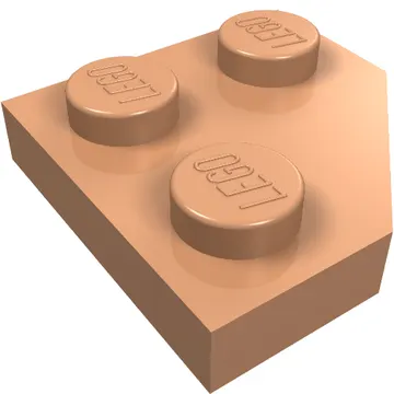 Wedge Plate 2 x 2 Cut Corner