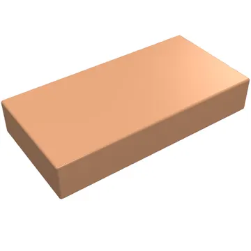 Tile 1 x 2 with Groove