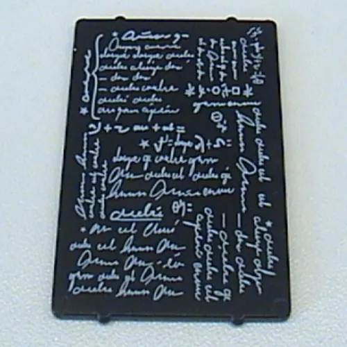Glass for Window 1 x 4 x 5 with Classroom Blackboard Print