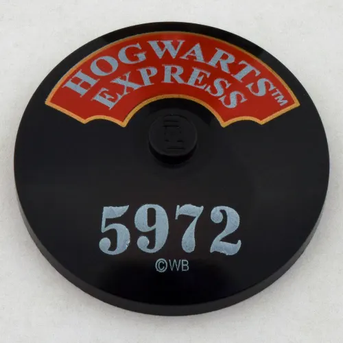 Dish 4 x 4 Inverted [Radar] with Hogwarts Express and '5972' Print