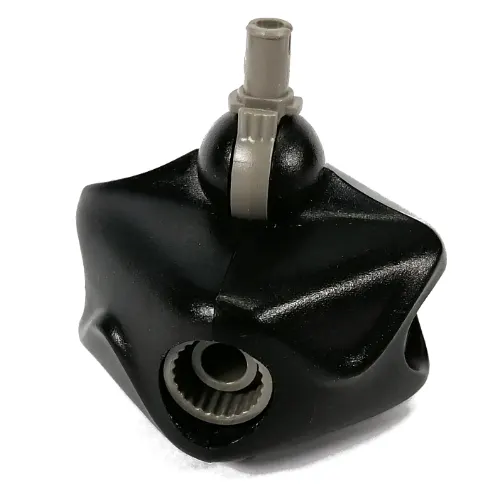 Large Figure Connector Block, 6 x 6 x 4, with 5 Sockets and 1 Dark Gray Pin