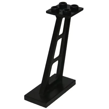 Support 2 x 4 x 5 Stanchion Inclined [3mm wide posts]