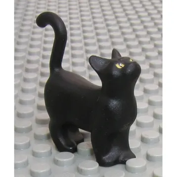 Animal, Cat, Standing with Yellow Eyes Print
