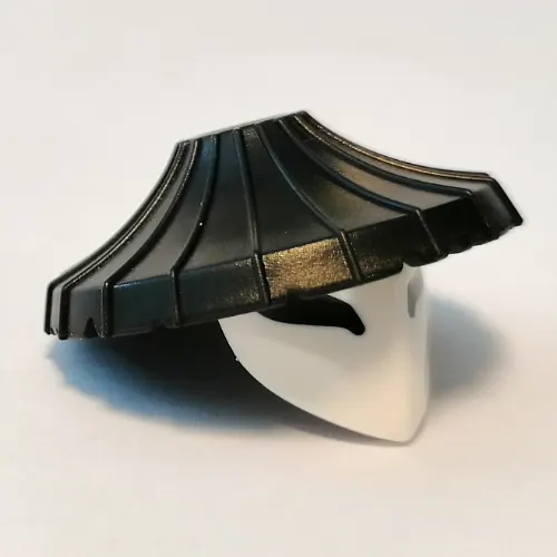 Hat with Mask, White Pattern