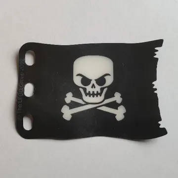 Flag 7 x 4 with Pirate Skull and Crossbones Print