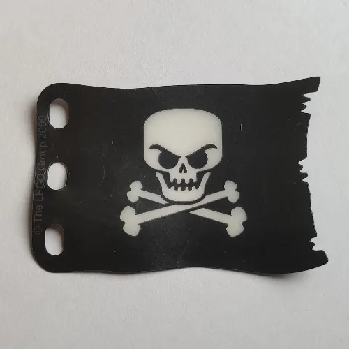 Flag 7 x 4 with Pirate Skull and Crossbones Print