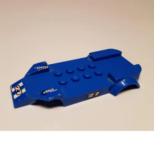 Vehicle Base, 4 x 10 with Mudguards, Fast Food Racer, with Sloped Front