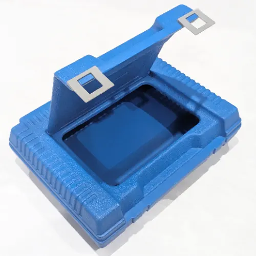 Storage Case, with Molded Handle and Panel Opening