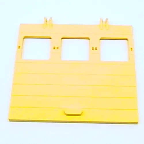 Garage Door 1 x 12 x 9 with Three Windows, Locking Dual 2 Finger Hinges