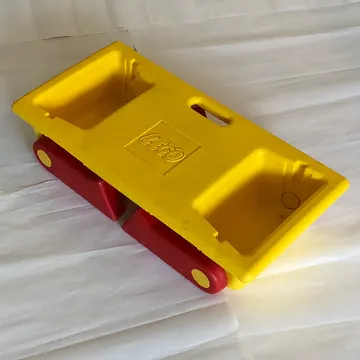 Playtable with Red Folding Legs