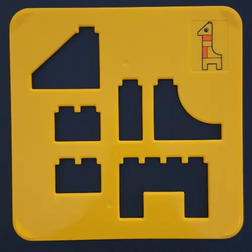 Duplo Playmat, Sorting Template - Giraffe