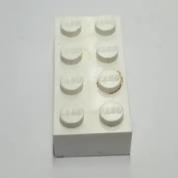 Brick 2 x 4 with Old Logo on Studs and without Cross Supports