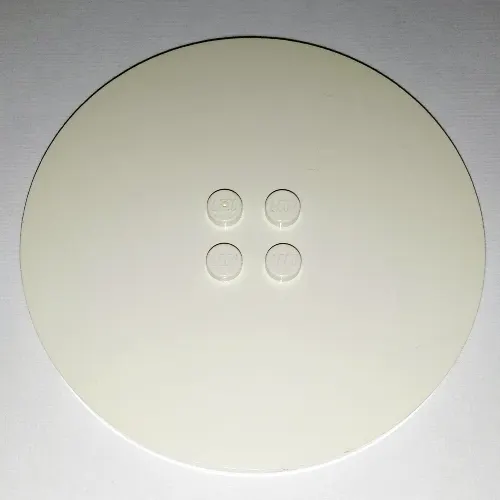 Plate Special Round 8 x 8 with 2 x 2 Center Studs without Groove