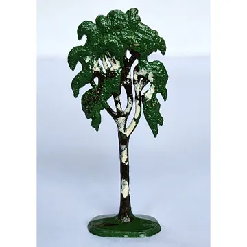 Plant, Tree Flat Birch painted with solid base (1950's version)