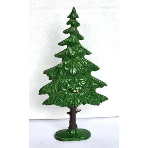 Plant, Tree Flat Pine Painted with Solid Base