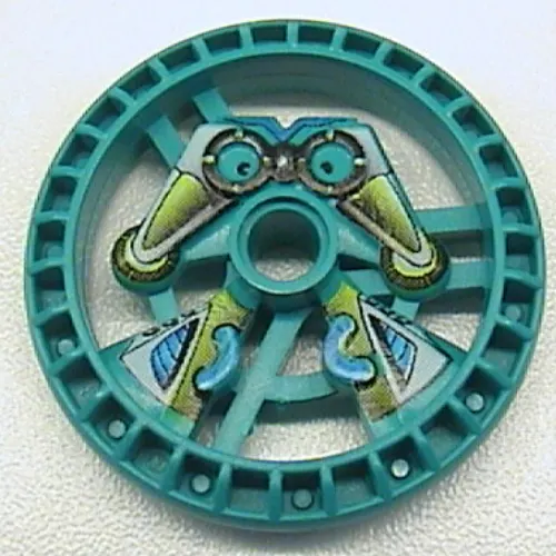 Technic Disc 5 x 5 Notched, Scout Print