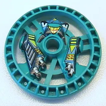 Technic Disc 5 x 5 Notched, Stunner print