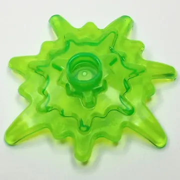 Wave / Power Burst / Flame / Magic Spell Effect, Large Dish with Splash with Stud
