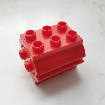 Duplo Water Container with 'FIRE' and Fire Logo on Black Print