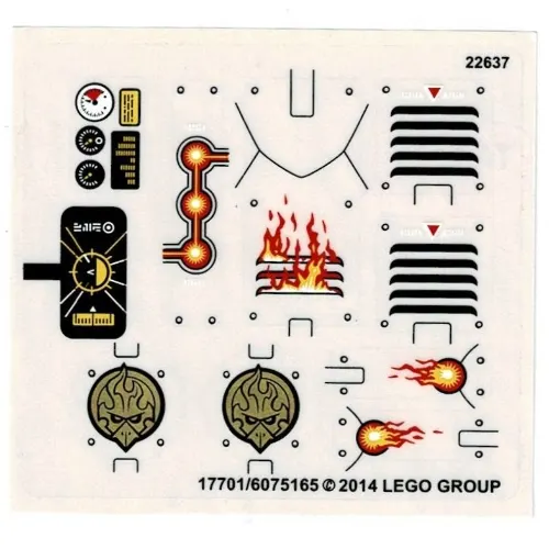 Sticker Sheet for Set 70142-1